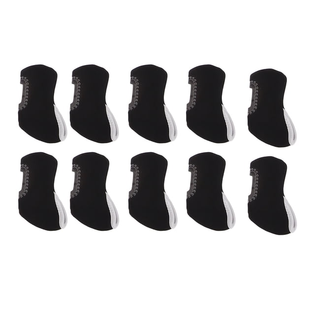 Juego de fundas para cabeza de palo de golf, 10 piezas, funda protectora para cabeza de palo de golf, diseño de precisión
