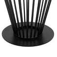 thumbnail image 2 of 47 Inch Dining Table- Round Top- Modern Black Iron Metal Pedestal Base, 2 of 6
