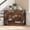 Brown, variant on Magic Union 48" Corner Cat Litter Box Enclosure Furniture with Storage Shelves, Multi-Purpose Wooden Cat Cabinet TV Stand with Acrylic Door & Climbing Ladder, Space-Saving Indoor Cat House End Table