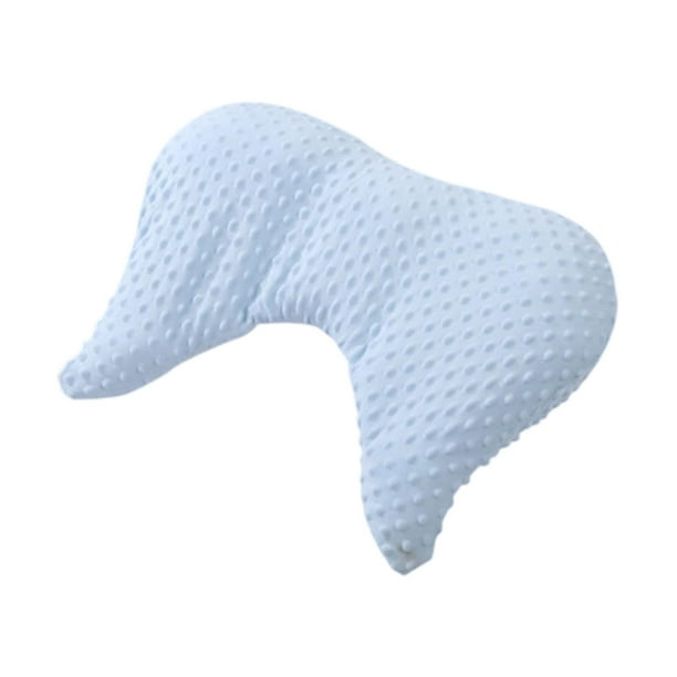 Cojín De Lactancia Con Soporte Para La Cabeza Para Mamá Y Bebé Azul