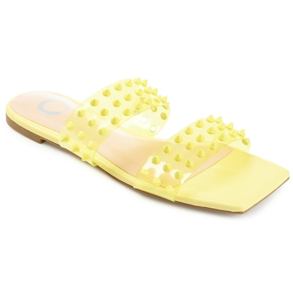 Journee Womens Katari Slide Low Block Heel Sandals