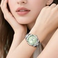 thumbnail image 2 of Minimalist Quartz Watches for Women with Date Stainless Steel Bracelet and Fashionable Color Dial, 2 of 7