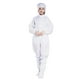 thumbnail image 1 of Ropa de aislamiento para hombres y mujeres/ropa protectora desechable de botas para adultos Unisex prevención de líquidas a prueba de po XL blanco Yotijar Trajes de overoles, 1 of 7