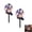B-2Pcs, variant on 18 Inch Crystal Dragon Solar Garden Stake Light, Durable Resin Weather-Resistant Yard Lamp, Fantasy Style Outdoor Decor for Garden Walkways, Porches and Summer Halloween Decorations, 1Pcs