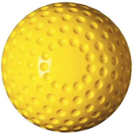 ATEC Tuffy Dimpled Baseballs, Regular Yellow, 12-Pack