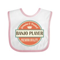 Inktastic Banjo Player Funny Idea Boys or Girls Baby Bib