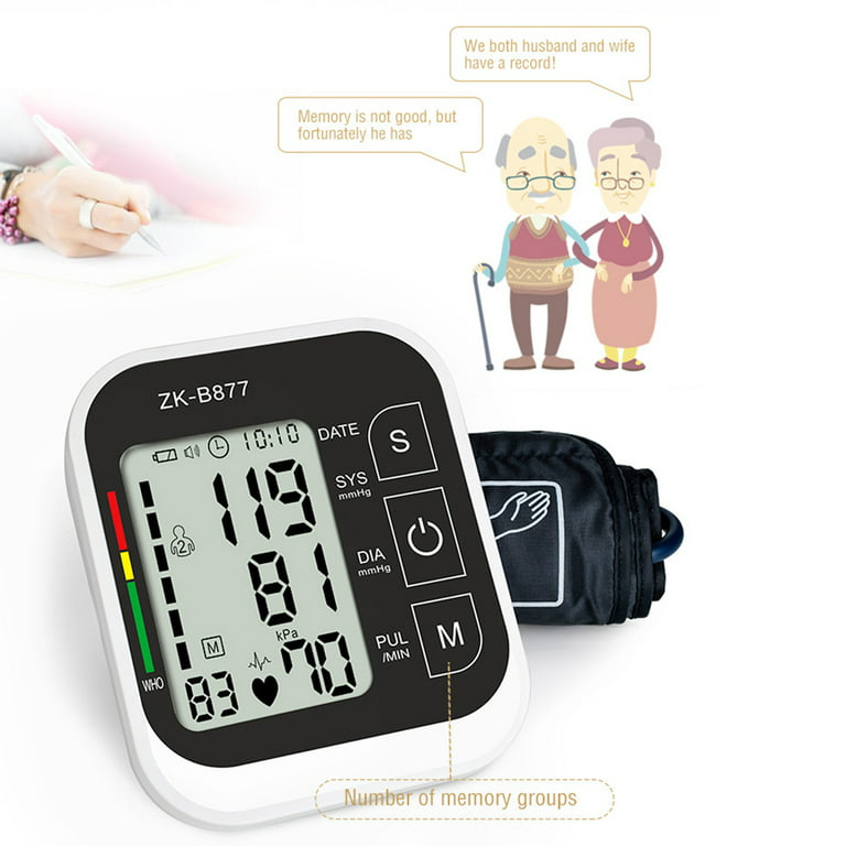 Ovutek Blood Pressure Monitor Upper Arm for Home Use, FSA/HSA Eligible  Digital Blood Pressure Machine, Accurate Automatic BP Monitor with 240  Memory for 2 Users, Batteries/Type-C Cable Included - Yahoo Shopping