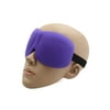 Unique Bargains Travel 3D Eye Sleep Mask Padded Shade Cover Rest Relax Sleeping Blindfold Purple