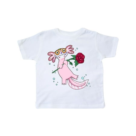 

Inktastic Axolotl with Sugar Skull Makeup for Día de los Muertos Gift Toddler Boy or Toddler Girl T-Shirt