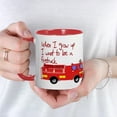 thumbnail image 3 of CafePress - Firetruck Mug - 11 oz Ceramic Mug - Novelty Coffee Tea Cup, 3 of 3