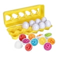 thumbnail image 2 of Juego de Huevos de Plástico Perfke Juguetes Educativos para Niños Pequeños, 2 of 3