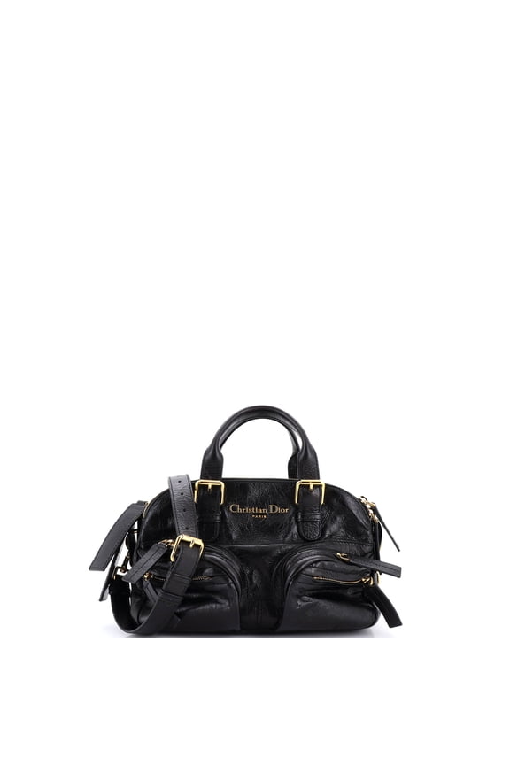 Pre-Owned Grand Tour Bowling Bag Calfskin Small By Rebag