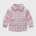 thumbnail image 2 of Odeerbi Toddler Kids Boys Girls Plaid Shirt Fashion Cute Lattice Pattern Print Top Long Sleeve 2025 Casual Shirts Pink, 2 of 9