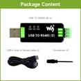thumbnail image 2 of Convertidor bidireccional USB a RS485, 2 piezas, Waveshare Industrial, 2 of 8