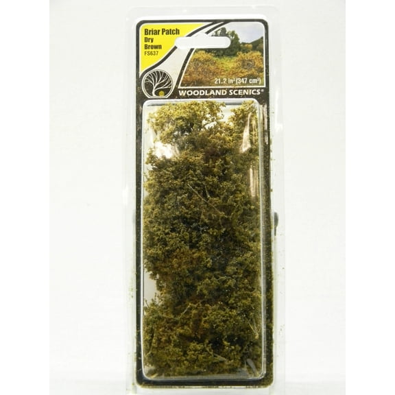 WOODLAND SCENICS BRIAR PATCH DRY BROWN FS637 WDS637