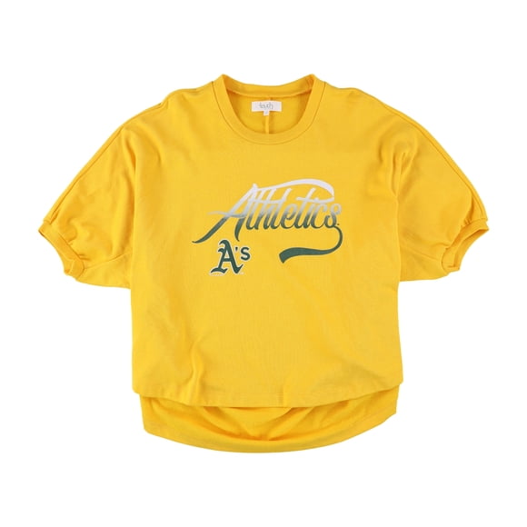 Sudadera Touch para mujer Oakland Athletics amarillo mediano