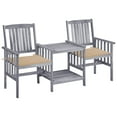 thumbnail image 1 of vidaXL Patio Bistro Set Table and Chairs Conversation Set Solid Acacia Wood, 1 of 6