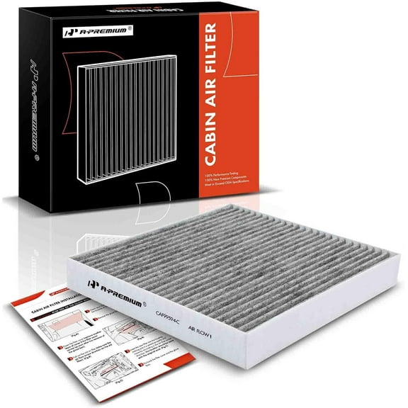 A-Premium Cabin Air Filter with Activated Carbon Compatible with Hyundai Elantra, Elantra N, Sonata, Santa Fe, Tucson, Kona, Ioniq 5, Santa Cruz & Kia Sorento, Sportage, Niro, K5, EV6 & Genesis GV60