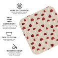 thumbnail image 4 of Disketp Ladybug With Mushroom Funny Coasters,6 Pcs Leather Coasters with Holder, Perfect Housewarming Hostess Gifts,Protect Furniture from Water Marks Scratch and Damage,Square, 4 of 7