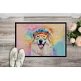 thumbnail image 4 of Great Pyrenees Hippie Dawg Indoor or Outdoor Mat 24x36, 4 of 6