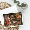 thumbnail image 2 of Cookies with Santa Claus Sinterklaas Greeting Cards Pack of 8 7 in x 5 in, 2 of 3