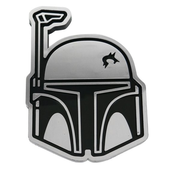 Star Wars Boba Fett Emblème Auto Chrome