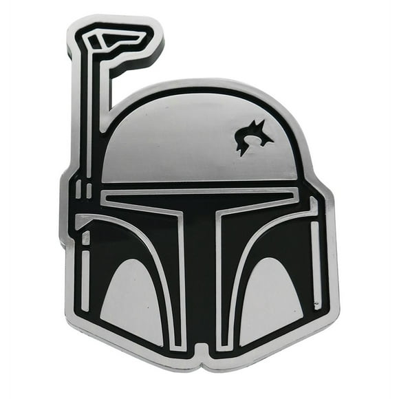Star Wars Boba Fett Chrome Auto Emblem