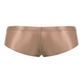 thumbnail image 4 of Traje de baño para hombre, traje de baño de Color sólido, calzoncillos de tiro bajo, bragas con cintura elástica, ropa interior para tomar el sol en Fiesta EN LA Piscina de playa, 4 of 5