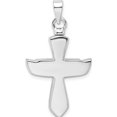 thumbnail image 3 of Sterling Silver Rhodium-Plated Antiqued Cross With Heart Ash Holderpenda (29.6 X 23.2) Made In Thailand qp5327, 3 of 5