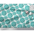 thumbnail image 3 of Soimoi polyester Crepe Fabric Floral Mandala Decor Fabric Printed Yard 52 Inch Wide, 3 of 3