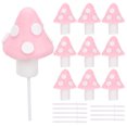 thumbnail image 1 of FELTECHELECTR 10 piezas de bonsái con forma de hongo en miniatura para decoración de micropaisajes, decoración para tartas, 1 of 7