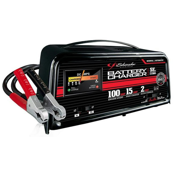 Schumacher 100 15 2 Amp 6v 12v Automatic Charger W Engine Start Walmart Com Schumacher 100 15 2 Amp 6v 12v Automatic Charger W Engine Start Walmart Com