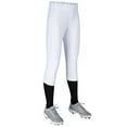 thumbnail image 2 of Fireball Low-Rise Fastpitch Softball Pants, Women's X-Small, White, 2 of 5