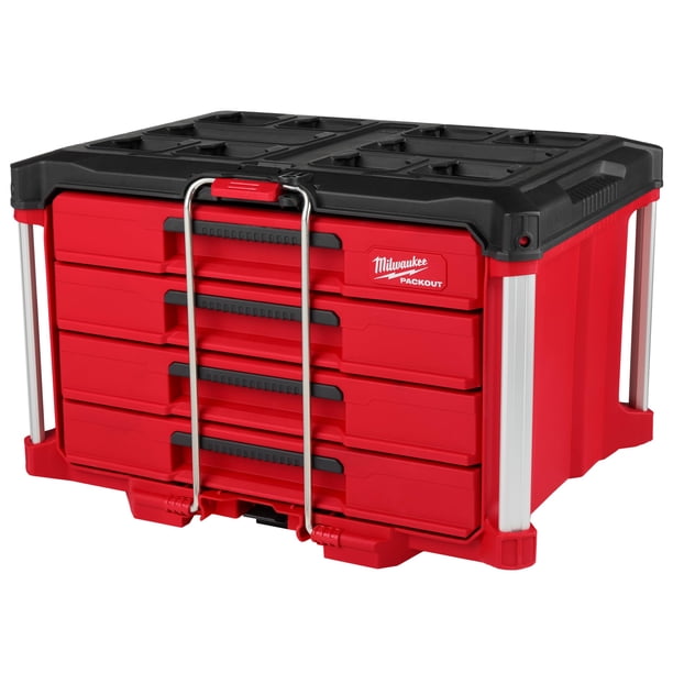 Caja organizadora de herramientas Milwaukee Packout de 4 cajones 48-22-8444
