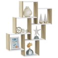 thumbnail image 3 of vidaXL Wall Cube Shelf Floating Rack Shelf Furniture Engineered Wood, 3 of 5