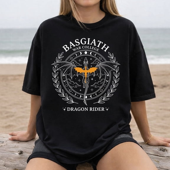 Basgiath War College Dragon Rider T-Shirt – Fantasy Bookish Tee for Readers & Fourth Wing Fans