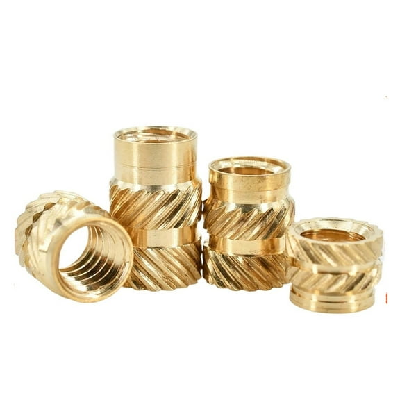 M1 M1.4 M1.6 M1.7 Brass Insert Nut Hot Melt Knurled Thread Embedment Heat Copper PC InsertNut Embed Plastic 3D Printer