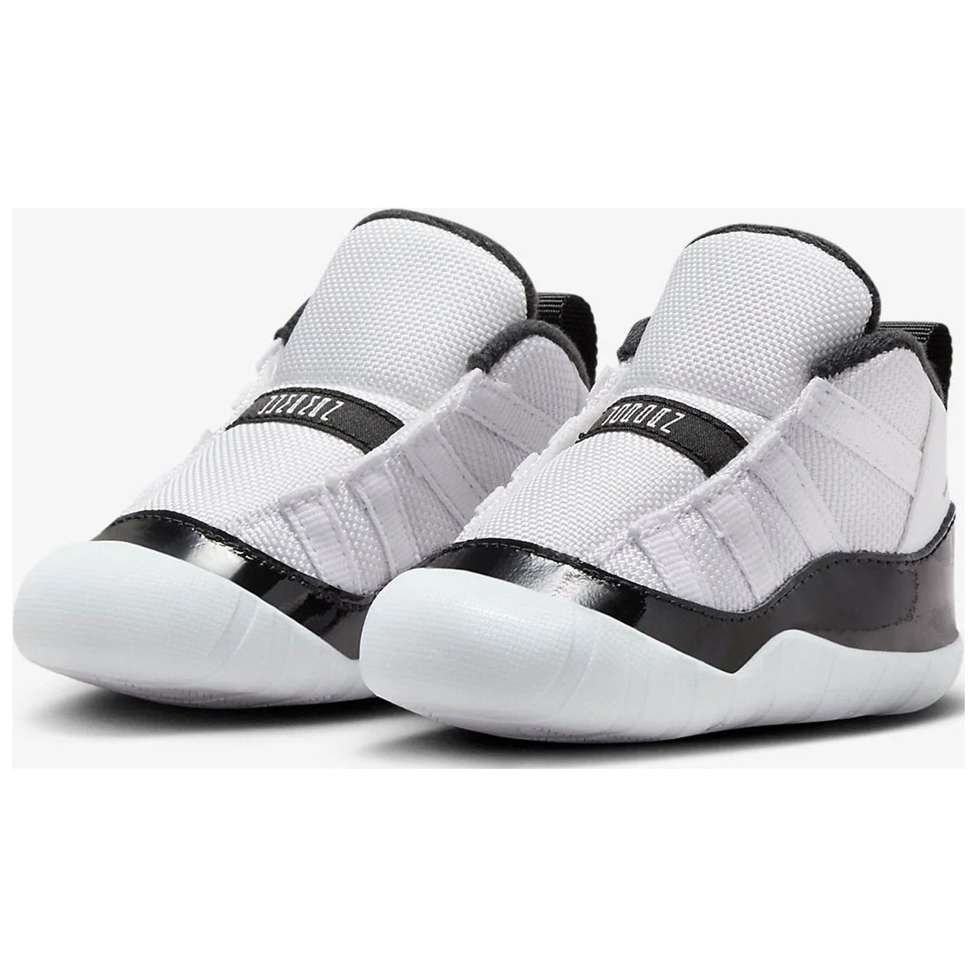 Jordan 11 Crib Bootie Gratitude White Metallic Gold Black CI6165 170 3 Walmart