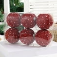 thumbnail image 6 of Christmas 6Pcs Christmas Ball Ornaments Glitter Sequin Foam Ornaments,Hanging Christmas Tree Ball Decorations Indoor Outdoor Christmas Decorations, 6 of 6