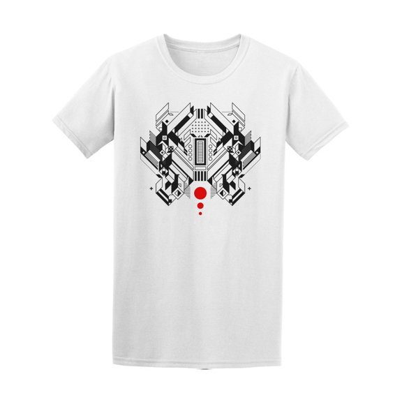 Abstract Futuristic Shapes Tee Men's -Image by Shutterstock