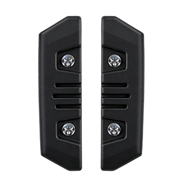 2Pcs 3-Bar Car Door Bumper Guards, Anti-Collision & Anti-Scratch Protector Strips, Decorative Door Edge Trim for SUV Off-Road Vehicles Rear Door