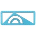 thumbnail image 1 of Drawing Ruler Tool Metal Scale Drawing Accessory Ruler Office Protractor Measuring Tool, 1 of 8
