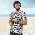 thumbnail image 4 of Wukai Cool Camera Print Men's Short-Sleeved Mesh T-Shirt,Quick-Dry Short Sleeve Workout T-Shirt-3X-Large, 4 of 8