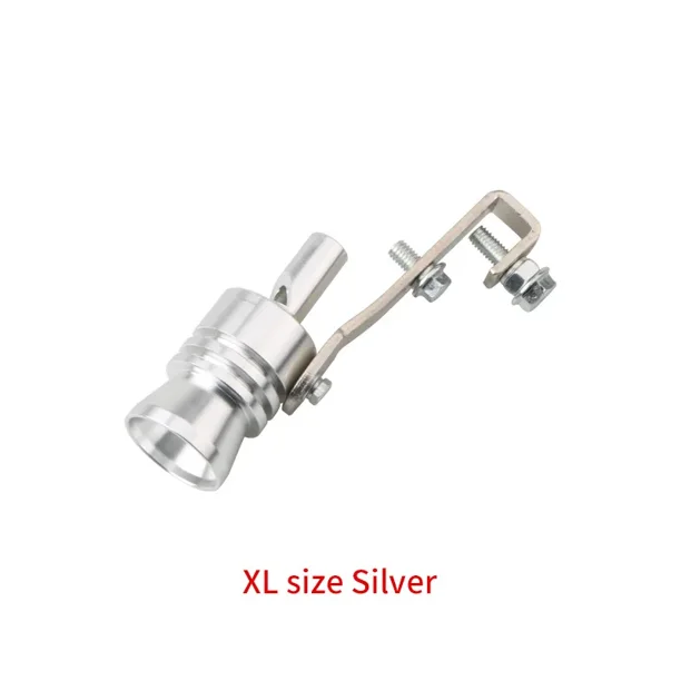 Silbato de escape turbo universal de 5 colores simulador de sonido de escape modificado tubo de escape de motocicleta piezas del generador de sonido (S M L XL)