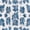 Ivory/Navy, variant on Safavieh Courtyard Karina Animal Indoor/Outdoor Area Rug, Ivory/Green, 9' x 12'