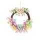 thumbnail image 2 of Anillo De Plástico Para Colgar Corona de Pascua colorida con huevos y conejitos, decoración de primavera para colgar en la puerta para fiesta de Pascua (1 unidad) JASKFLY, 2 of 8