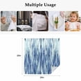 thumbnail image 5 of Cloth Napkins Set of 8 - 20x20 Inches, Navy Blue Vintage Washable Reusable Table Napkins, Stripes Painting Retro Abstract Art Soft & Absortbent Dining Napkin for Party Wedding Hotel Restaurant, 5 of 8