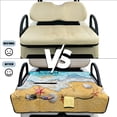 thumbnail image 6 of FUIALDOLG 51X30 Inch Beach Starfish Golf Cart Seat Cover with 4 Front Pocket Stain Resistant Foldable Golf Cart Seat Towel Blanket with Pocket Universal Fit 2 Seats Golf Carts,Club Car Decor, 6 of 8