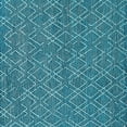 thumbnail image 1 of Ahgly Company Indoor Square Solid Light Blue Modern Area Rugs, 6' Square, 1 of 4