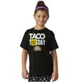 thumbnail image 4 of Taco Tuesday Everyday Mexican Foodie Crewneck T Shirts Boy Girl Teen Brisco Brands L, 4 of 6